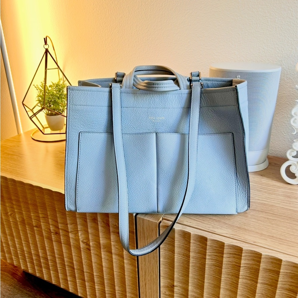 Kate Spade Structured Leather Tote - image 1